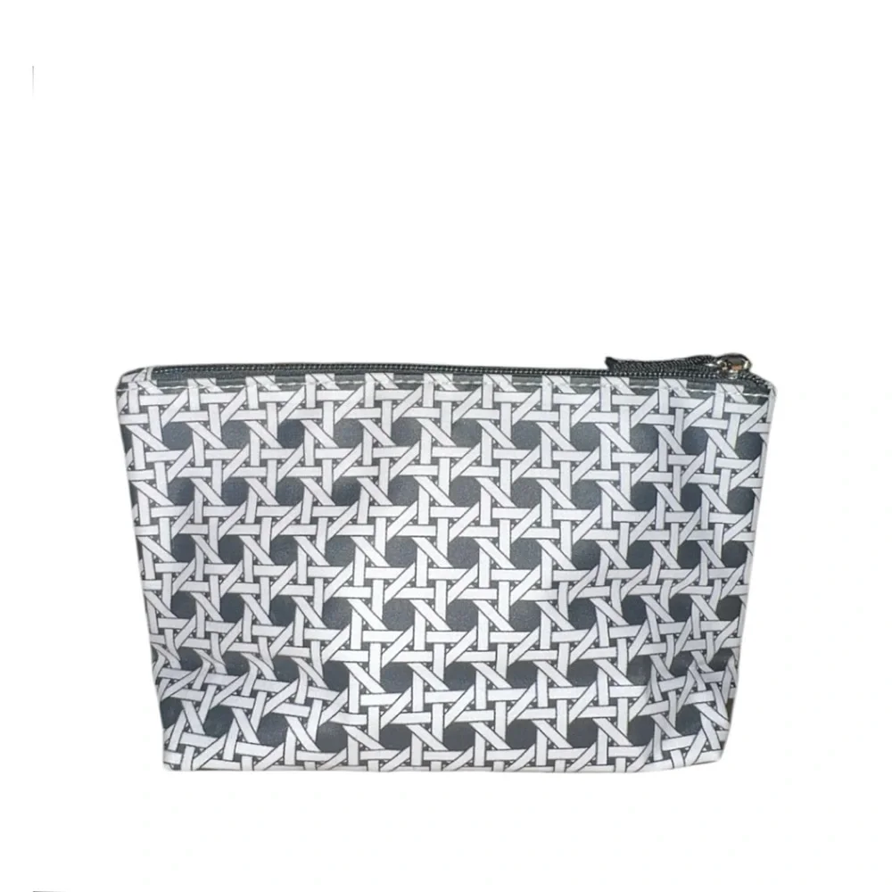 NWT Scout Cane‎ Fonda Black & White Cosmetic Zip Pouch Bag